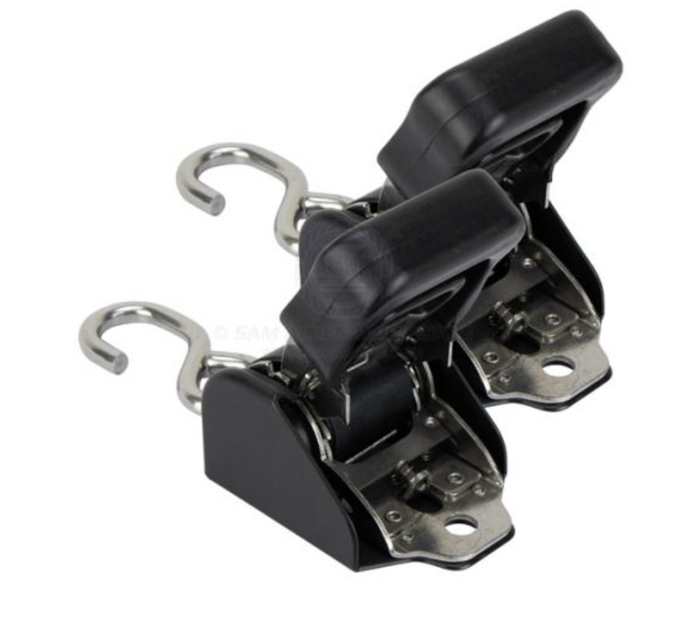 RELAXN RATCHET TIE DOWN - STAINLESS STEEL - RETRACTABLE - Bosuns Boat