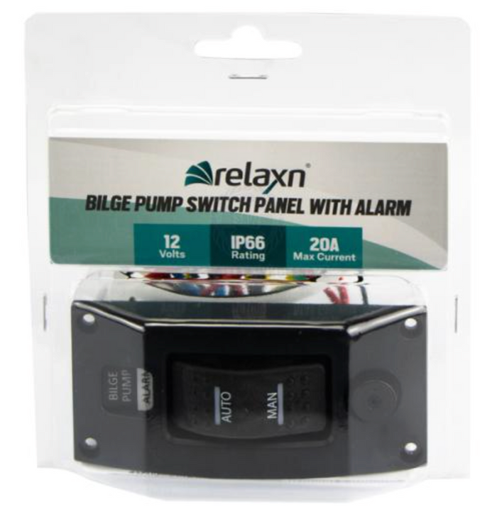 RELAXN SWITCH & ALARM 12V - BILGE PUMP - WATERPROOF