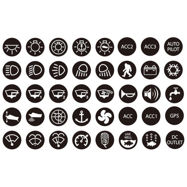 Relaxn Switch decal set - 40 piece (Suit 530725)