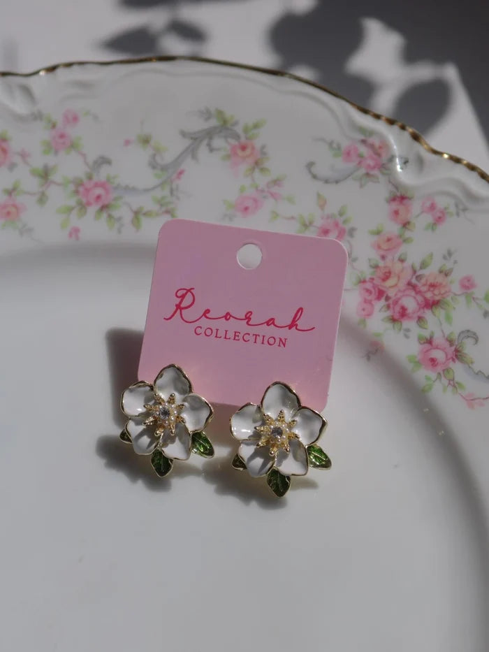 Rose Mallow Earring