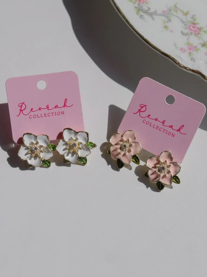 Rose Mallow Earring