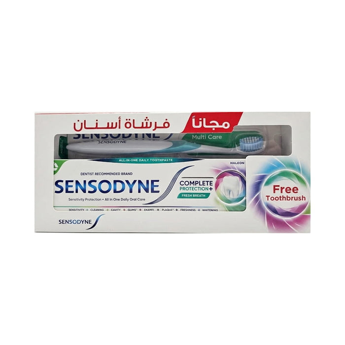 SENSODYNE Toothpaste Complete Protection+ Freash Breath 75ml + Free Toothbrush