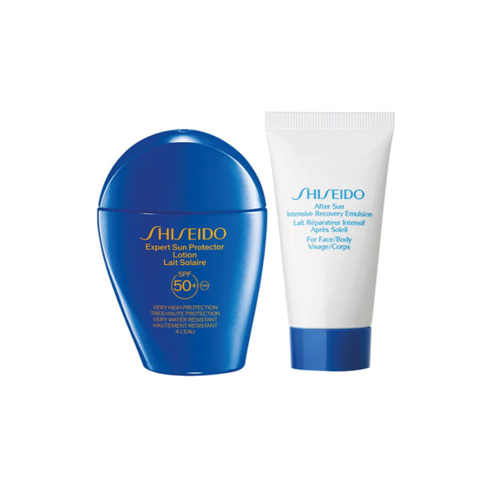 SHISEIDO GSC Lotion Spf50 50ml + Aftersun 30ml Kit