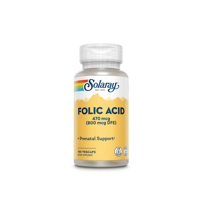 SOLARAY Folic Acid 800mcg