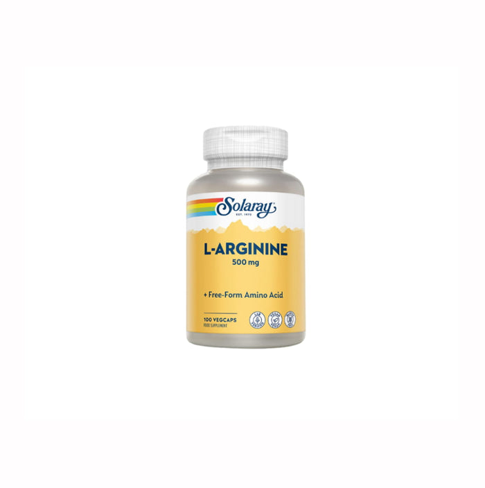 Solaray L-Arginine 500 mg 100 Vegcaps