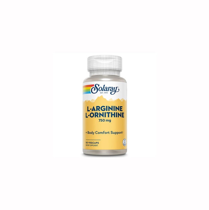Solaray L-Arginine & L-Ornithine(L-A:500 mg-L-O:250 mg) 50 c