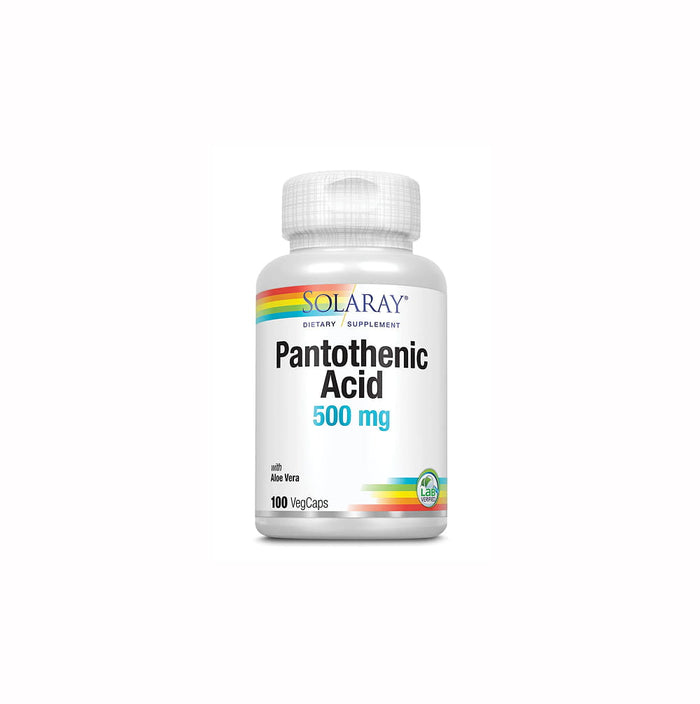 Solaray Pantothenic Acid 500 100 c