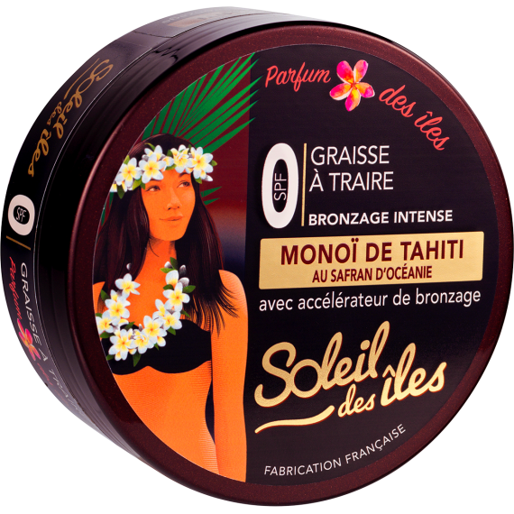 Soleil des Îles Graisse a Traire Rea Monoi au Safran D'Oceanie SPF0 150Ml Boite