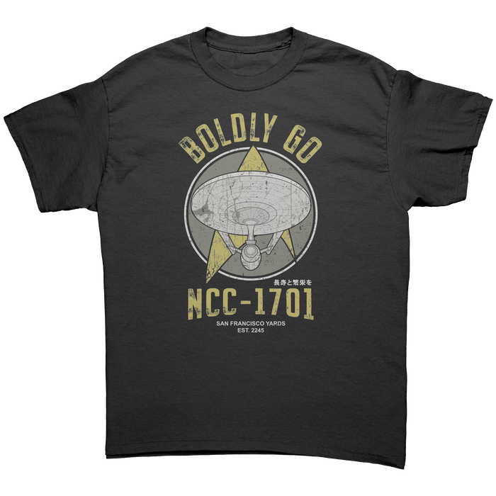 STAR TREK - BOLDLY GO - NEW POP TURBO TEE!