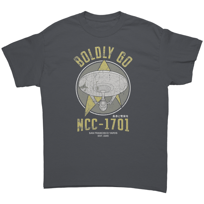 STAR TREK - BOLDLY GO - NEW POP TURBO TEE!