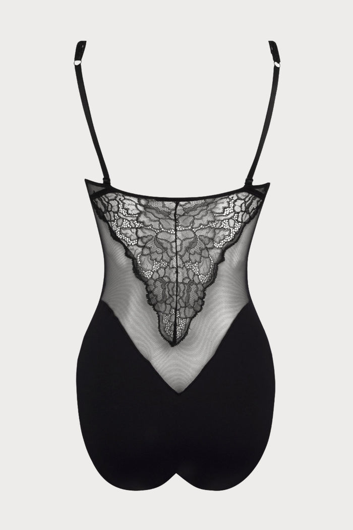 Lise Charmel Black Sublime En Dentelle Bodysuit