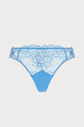 Sublime En Dentelle Italian Brief in Blue, Size S (UK 10)