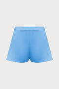 Sublime En Dentelle Silk Shorts in Blue, Size XS