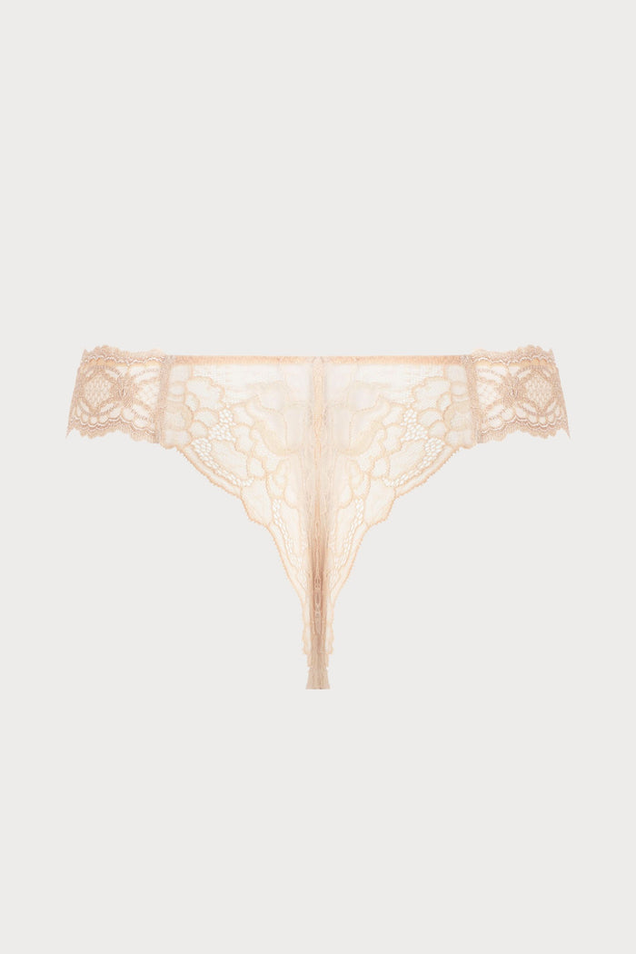 Sublime En Dentelle Thong in Nude