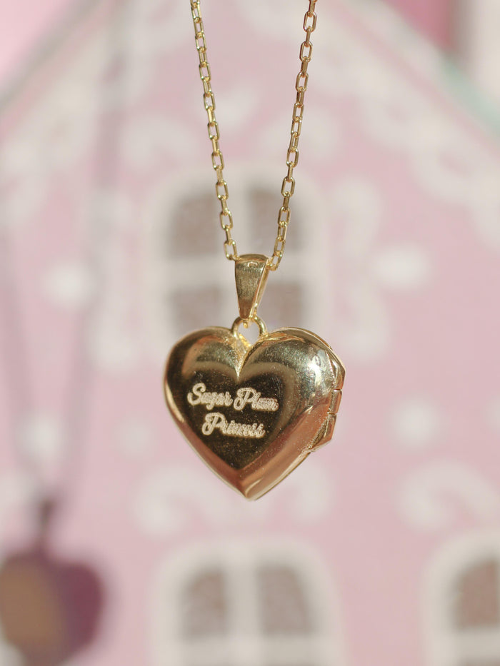 Sugar Plum Princess Clara Locket, 925 Sterling Silver