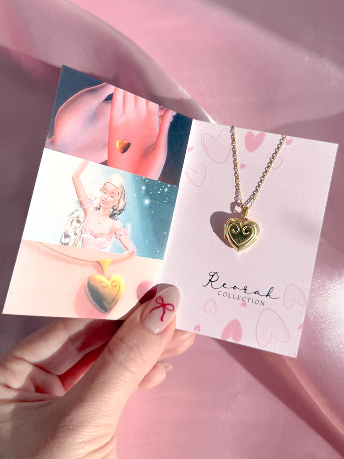 Sugar Plum Princess Clara Locket, 925 Sterling Silver