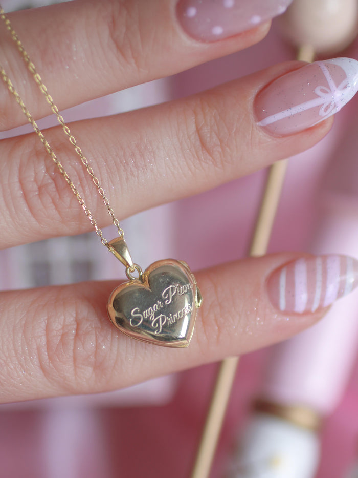 Sugar Plum Princess Clara Locket, 925 Sterling Silver