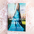 Book cover of 'The Memory Dress' by Jade Beer on a textured pink background