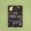 Book cover of 'The Ordeals' by Rachel Greenlaw on a green background
