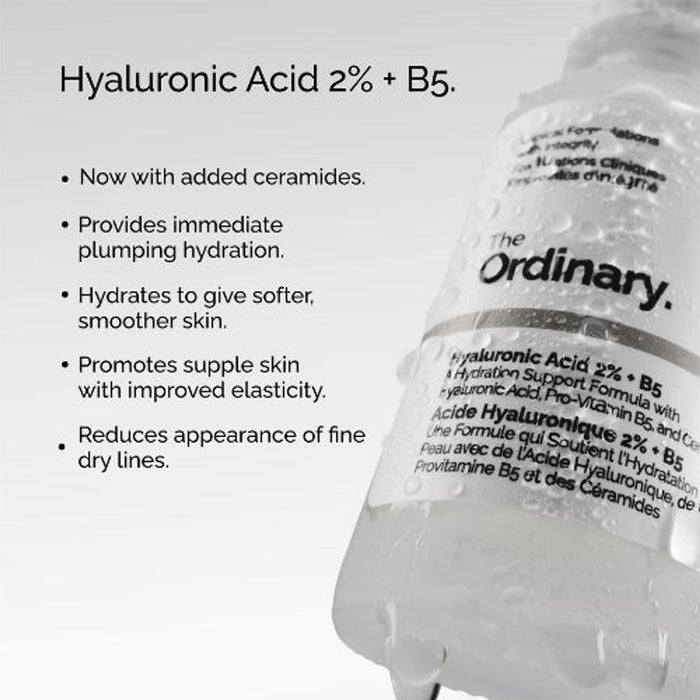 THE ORDINARY Hyaluronic Acid 2% + B5 Hydrating Serum (with Ceramides)