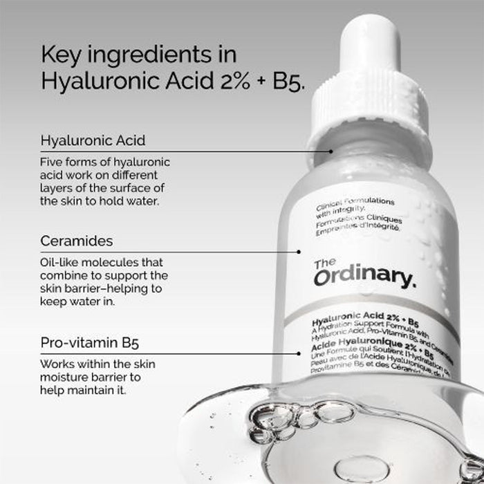 THE ORDINARY Hyaluronic Acid 2% + B5 Hydrating Serum (with Ceramides)