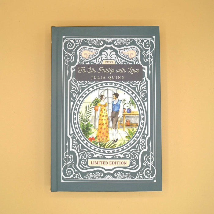 a green hardcover special edition of To Sir Phillip With Love