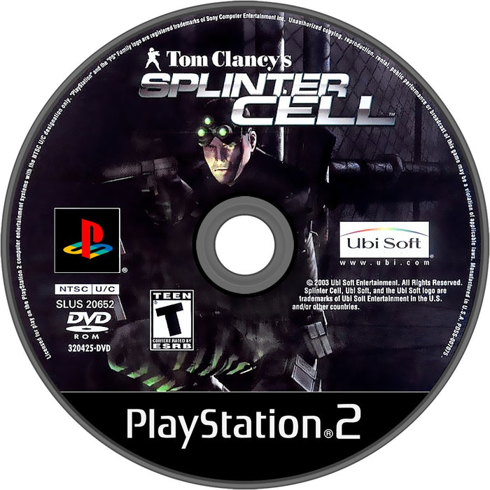 Tom Clancy's Splinter Cell PS2 - Video Game - Used - CaveGamers - Image 3