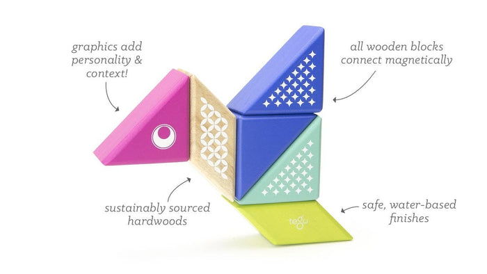 Travel Pals - Magnetic Wooden Block Set