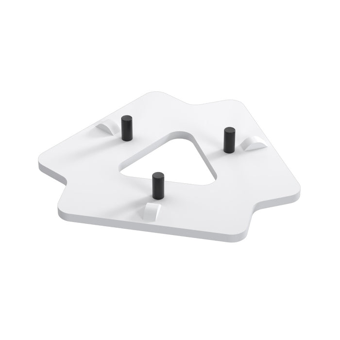 The FramePlus triangular connector (lower part) is designed to strengthen the bottom support of the display stand. Its sturdy material and reliable connection performance provide a stable foundation for various display scenarios.