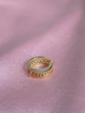 Tropical Trinity 925 Silver Ring (Size M)