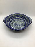 Tulip Trellis Round Baker w/Grips 8"