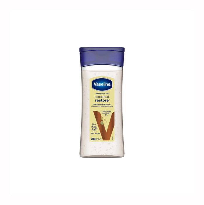 Vaseline Coconut Restore Body Gel Oil Non-Greasy 200ml