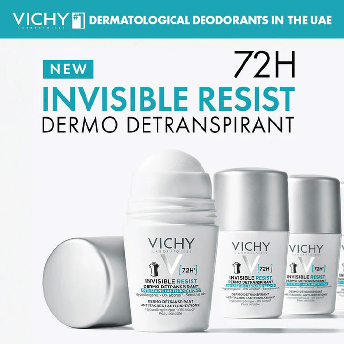 Vichy Invisible Resist 72H Roll-On Deodorant 50 ml