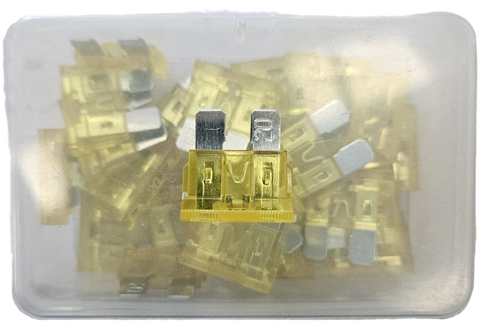 Viper 20A Blade Led Fuse Yellow - 30 Pack